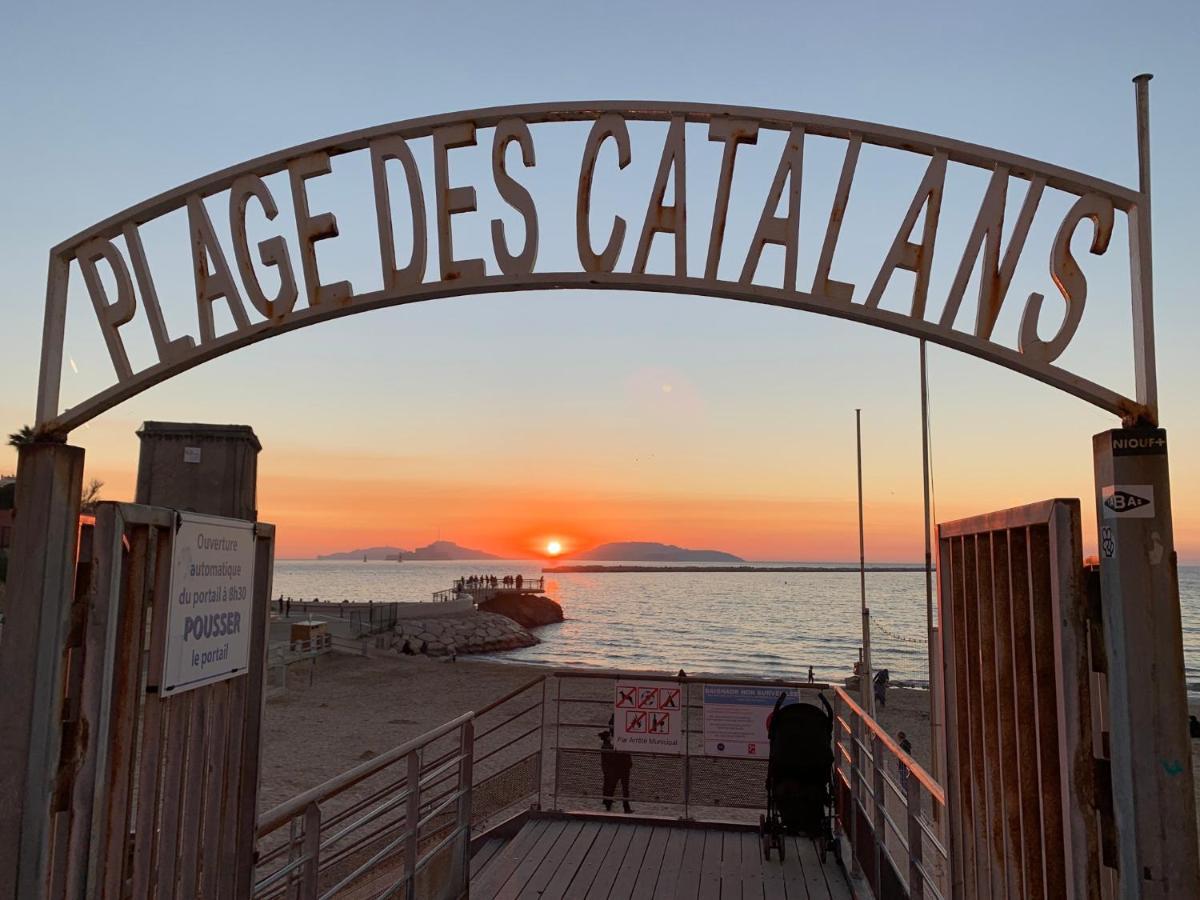 Escale Marseillaise, Grand T2 Calme, Pres Du Vieux Port Pour 2 A 4 Personnes, Nettoyage Rigoureux Apartamento Marsella Exterior foto